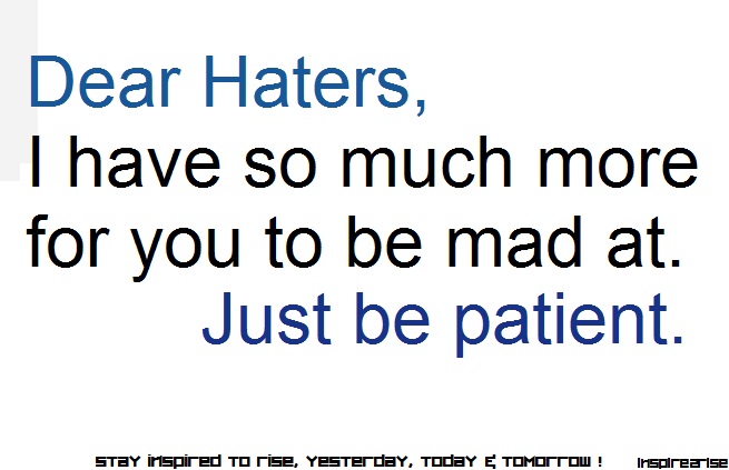 Ignore The Haters Quotes. QuotesGram