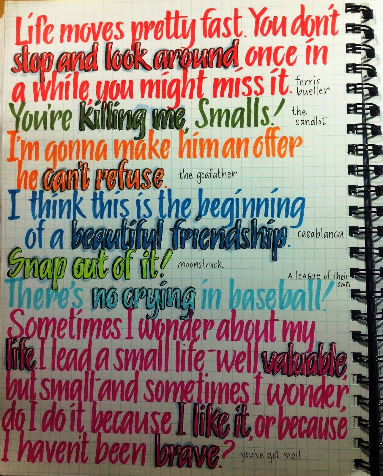 Movie Quotes Life