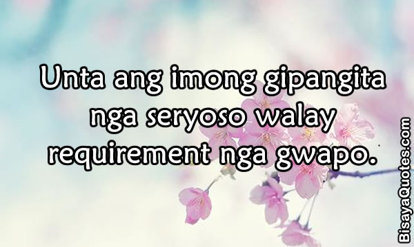 Bisaya Quotes About Love. QuotesGram