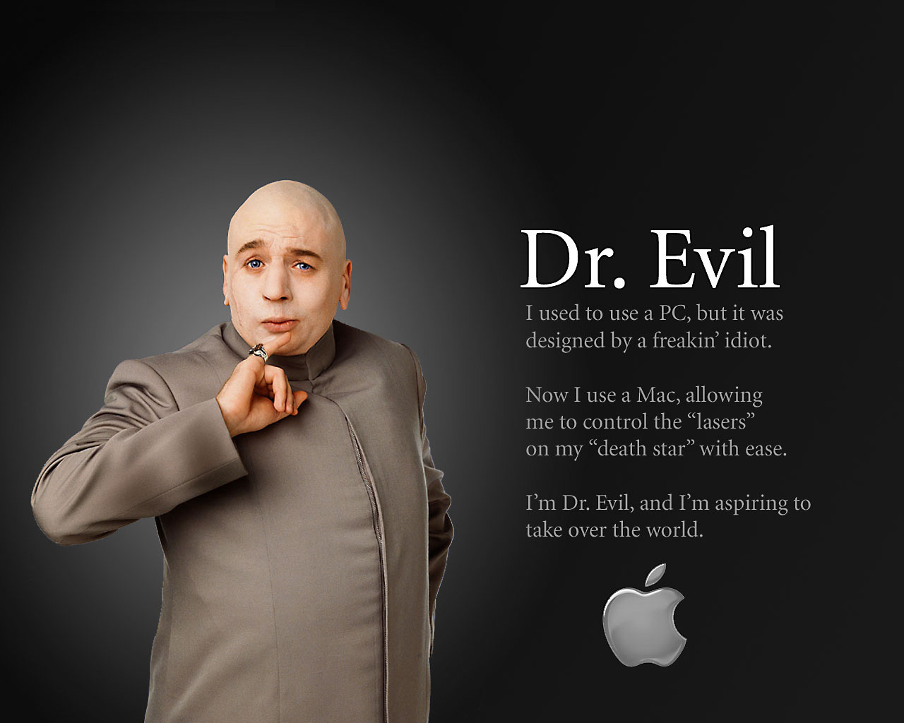 Dr Evil Shh Quotes.