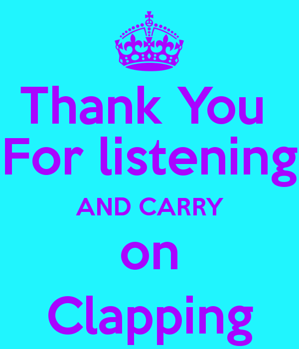 thank you for listening lyrics