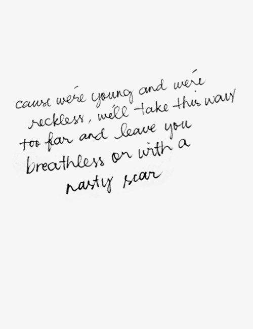 Quotes From Taylor Swift Song Blank Spaces Quotesgram