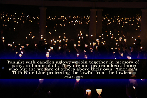 Police Officer Memorial Quotes Quotesgram