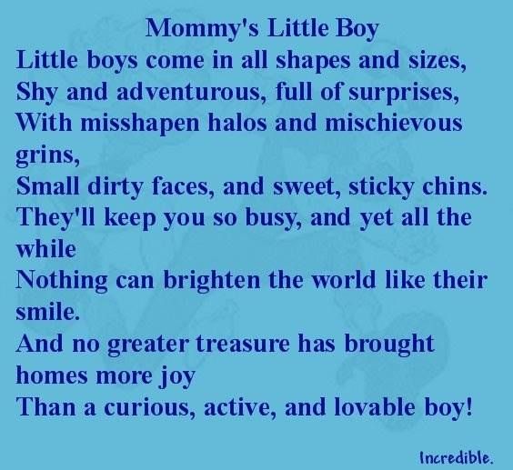 Mommys Little Boy Quotes. QuotesGram