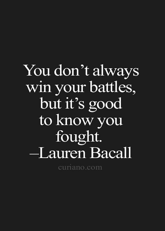 Fight Your Own Battles Quotes. QuotesGram