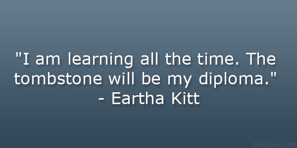 Eartha Kitt Quotes Quotesgram