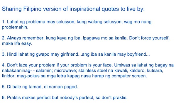 pic Poverty Quotes Tagalog filipino famous quotes quotesgram