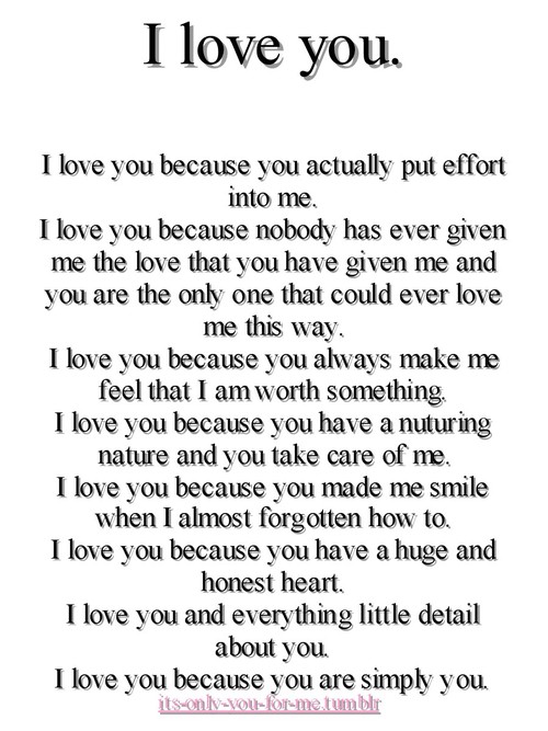 Reasons Why I Love You Quotes. QuotesGram