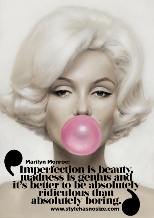By Marilyn Monroe Quotes Imperfection. QuotesGram