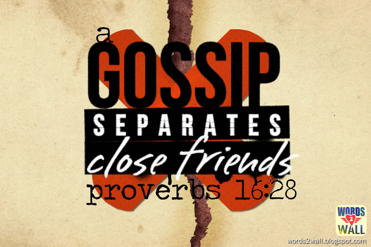 Bible Quotes About Gossip Quotesgram