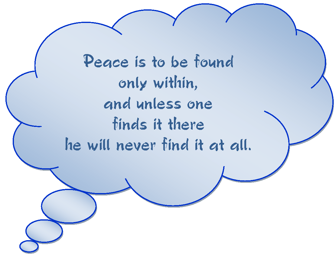 Peace Within My Heart Quotes. QuotesGram