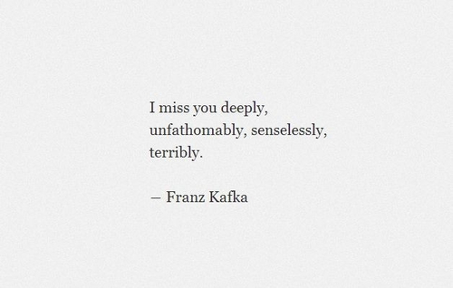 Deeply i miss you 