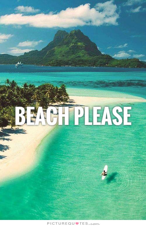 Beach Please Christmas Quote