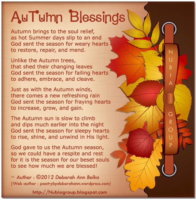 fall sunday blessings