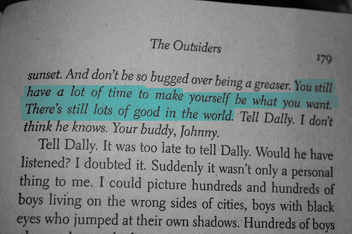 Important Quotes From The Outsiders Famous Quotes About Outsiders. Quotesgram