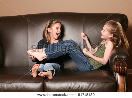 Sexy feet tickle