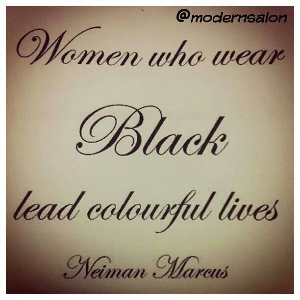 Quotes About Wearing Black. QuotesGram