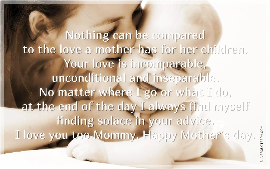 A Mothers Unconditional Love Quotes. QuotesGram