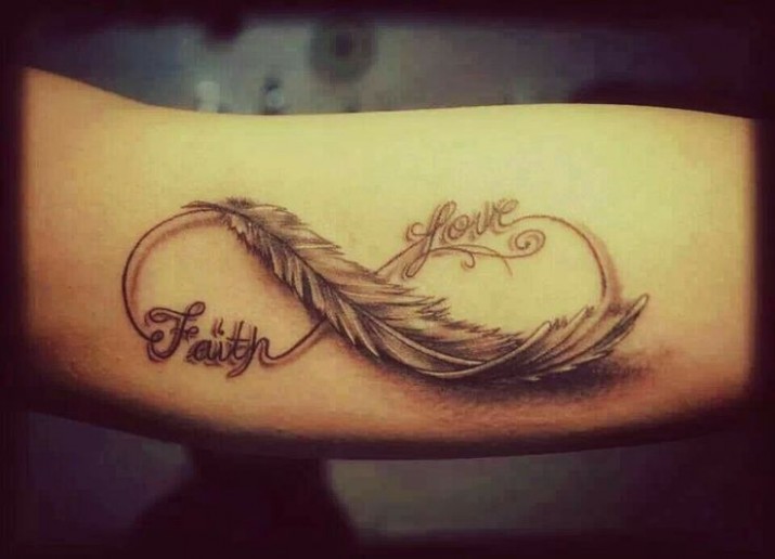 Infinity Tattoos  Best Infinity Tattoo Design Ideas  Infinity with  Feather tattoo