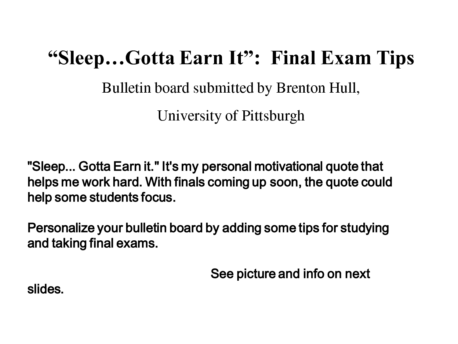 Motivational Quotes For Students Taking Exams. QuotesGram