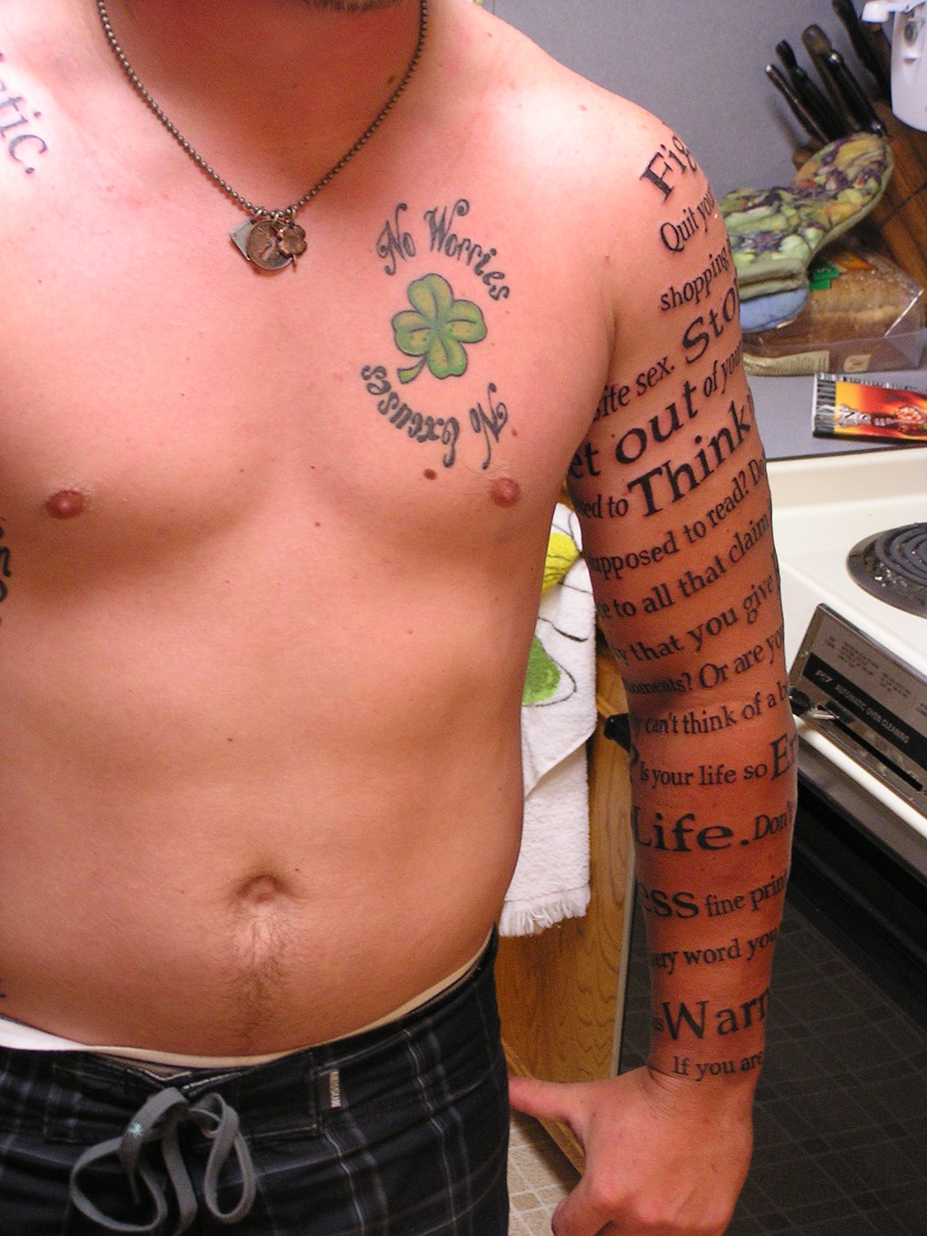Word tattoos - Jeff VanderMeer