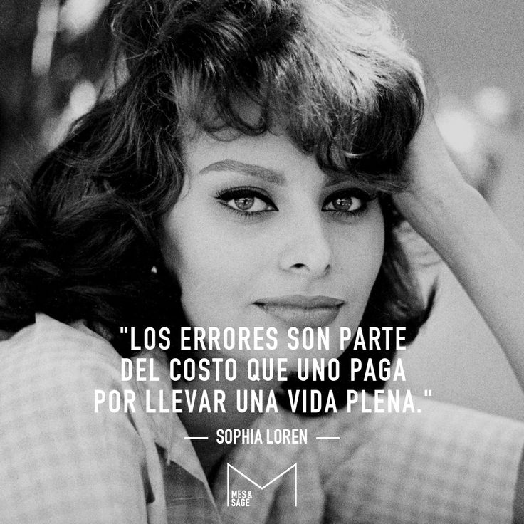 Novakid Career - Sophia Loren once said: “Mistakes are part of the