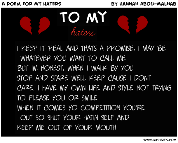 Hater Quotes That Rhyme. QuotesGram