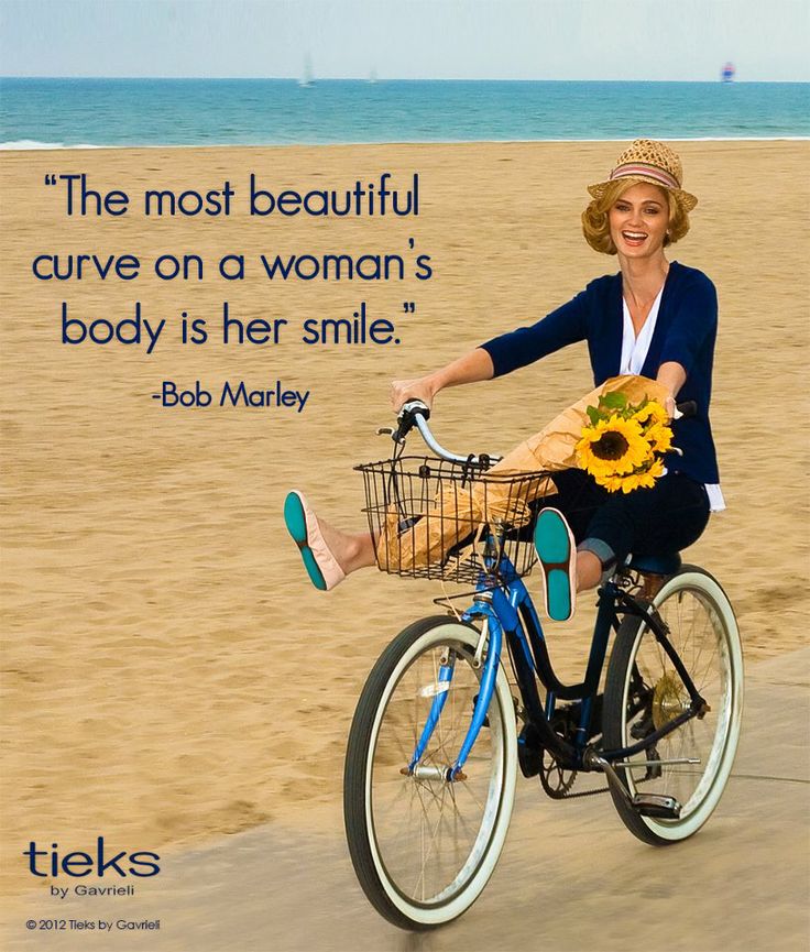 Bob Marley Quote: “The most beautiful curve on a woman's body is her smile.”