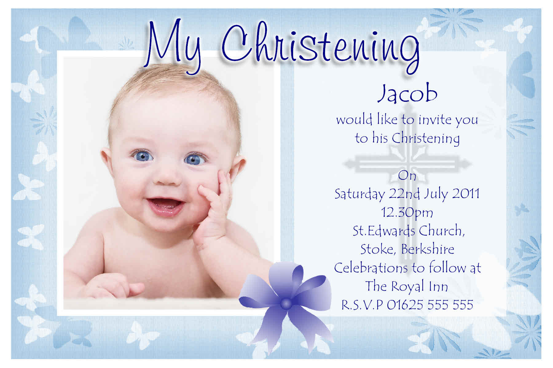 Quotes For Baptism Invitations. QuotesGram Pertaining To Baptism Invitation Card Template
