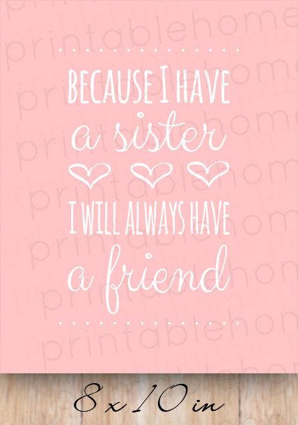 Printable Sister Quotes. QuotesGram