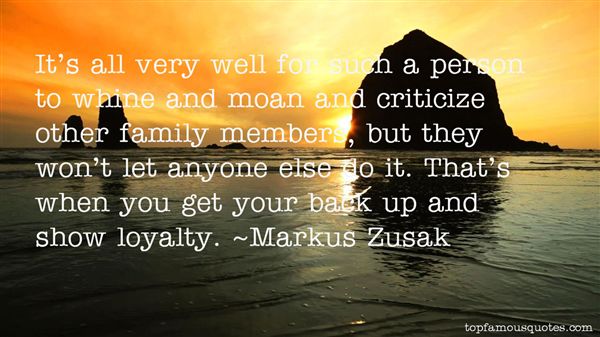Famous Quotes About Family Loyalty.
