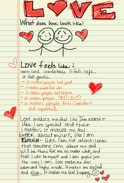Love notes nice Cute Love