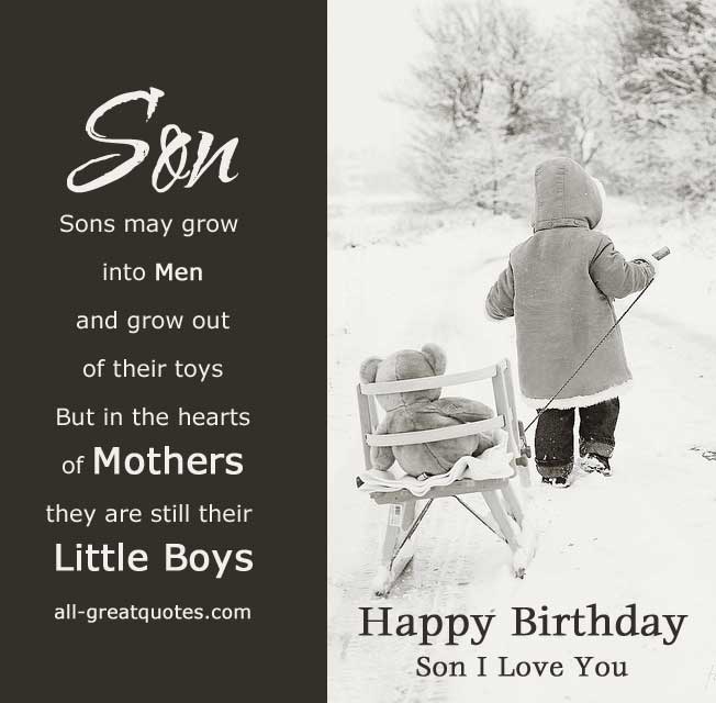 Happy Birthday To My Son In Heaven Quotes Quotesgram