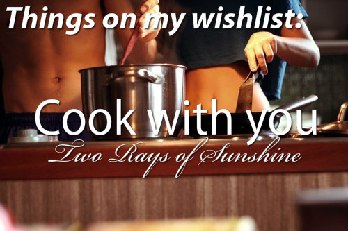 i think love is cooking together