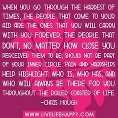 A hand to hold in tough times