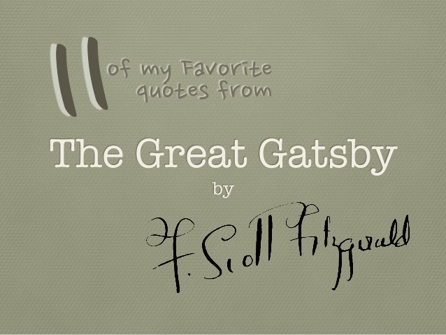 Setting The Great Gatsby Quotes Quotesgram