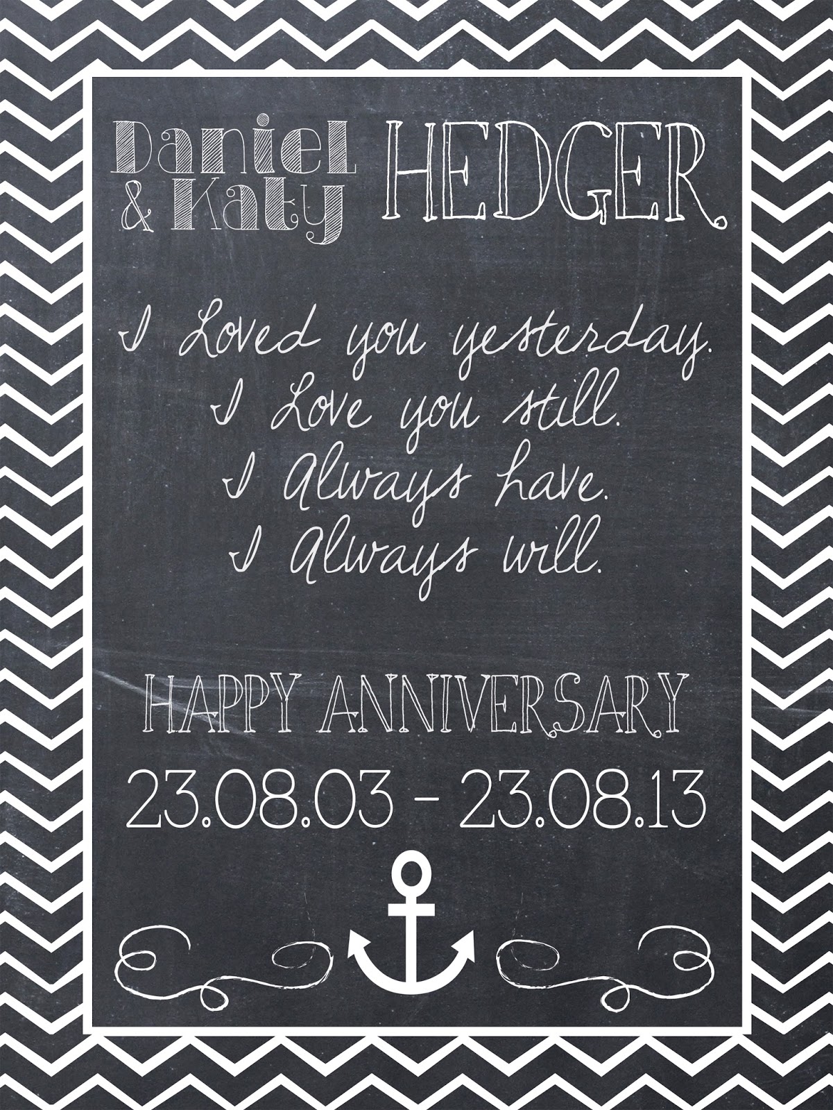 14 years anniversary message to husband