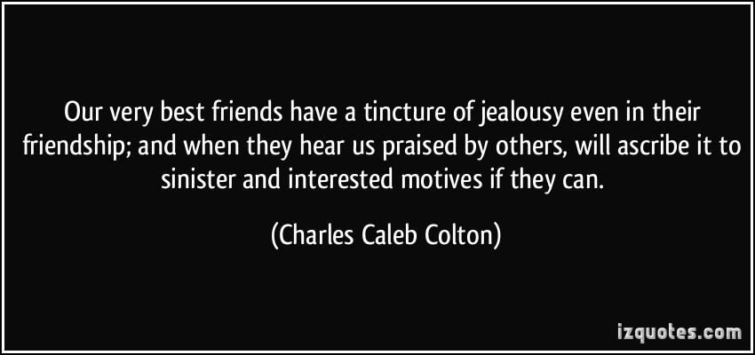 jealousy quotes in friendship