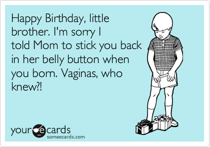 Big Brother Little Brother Birthday Quotes To Funny. QuotesGram