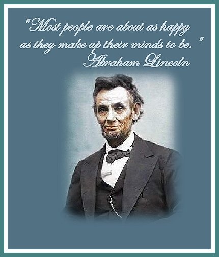 Happiness Abe Lincoln Quotes. QuotesGram