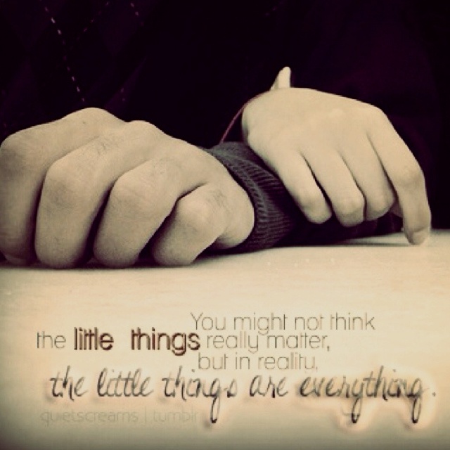 Relationship Little Things Matter Quotes Quotes About Little Things Matter. QuotesGram