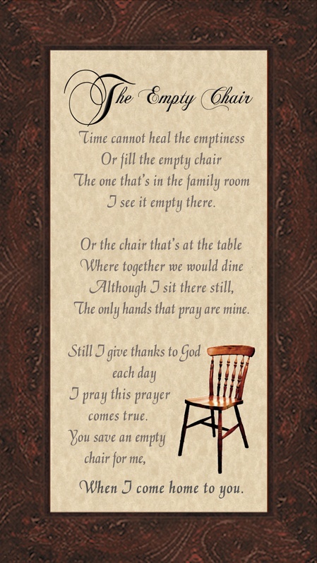 Empty Chair Quotes. QuotesGram