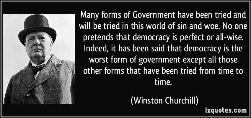 Winston Churchill Quotes On Government Quotesgram