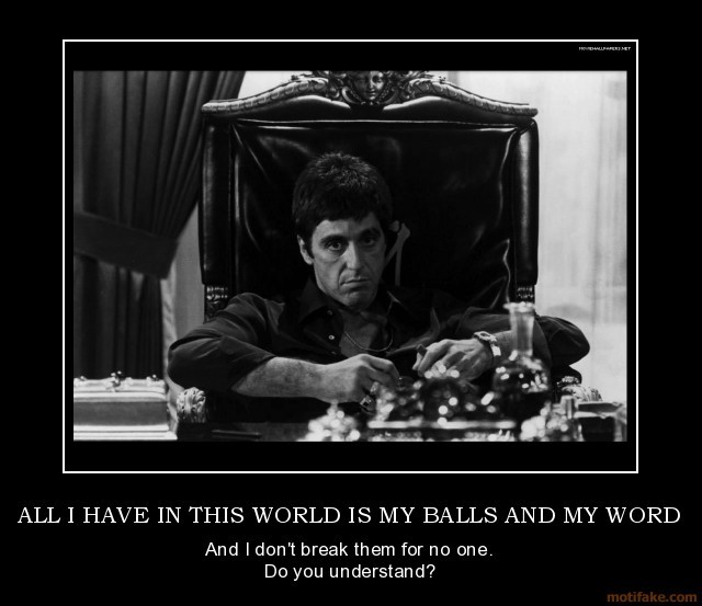 Who Do I Trust Scarface Quotes. QuotesGram