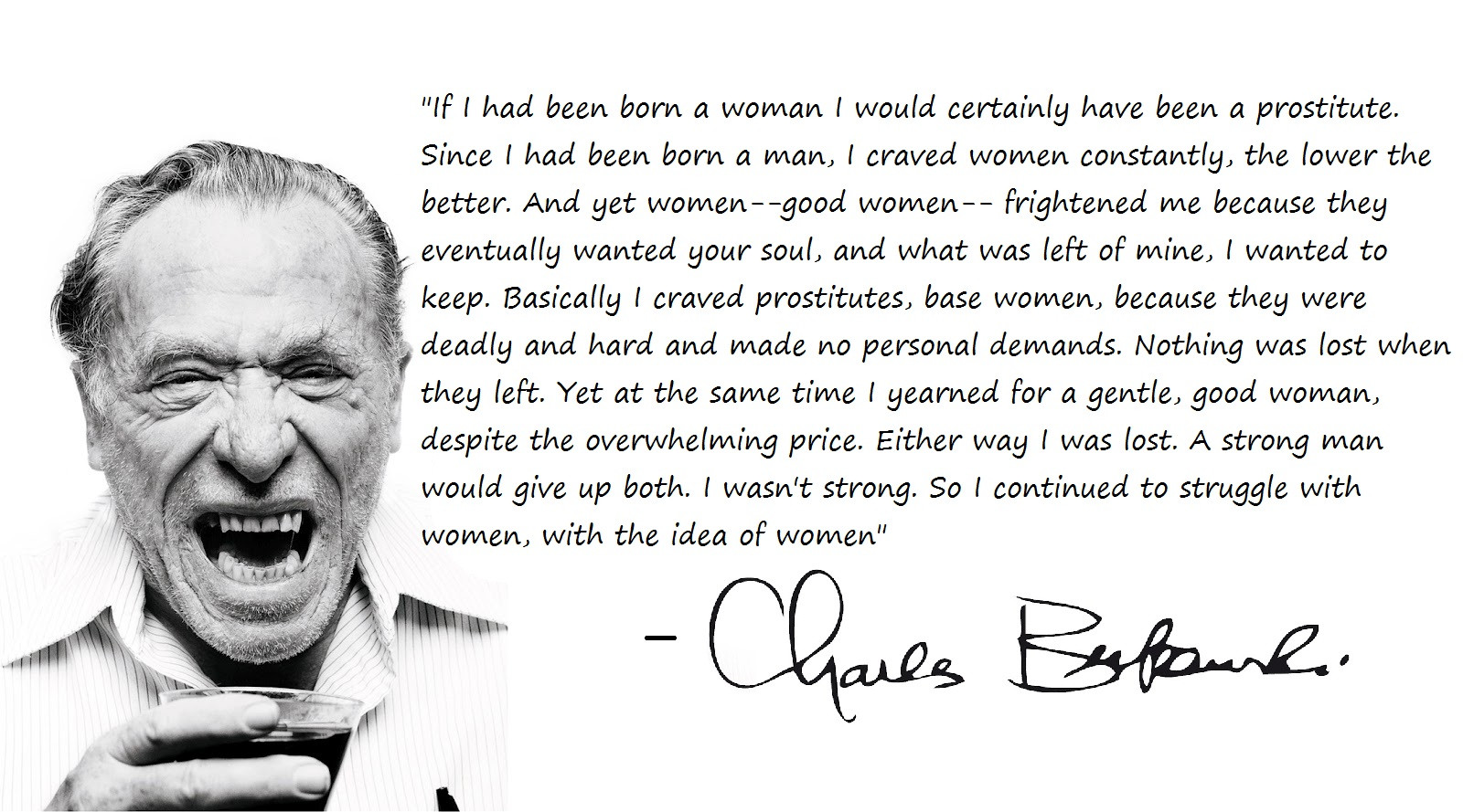 Charles Bukowski Quotes About Women. QuotesGram