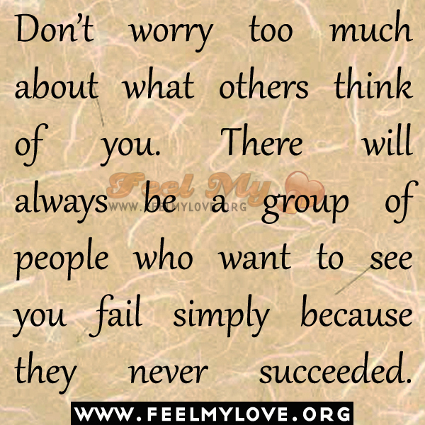 Quotes About What People Think Of You. QuotesGram
