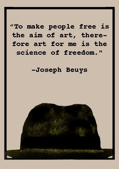 Joseph Beuys Quotes. QuotesGram