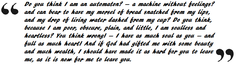 Love Quotes From Jane Eyre. Quotesgram