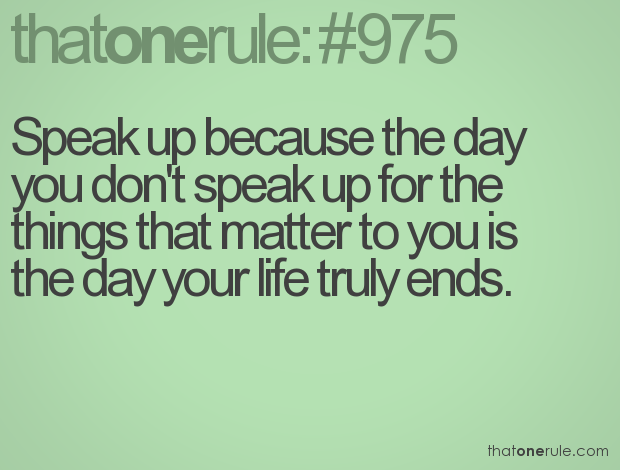 Quotes About Speaking Up For Others. QuotesGram