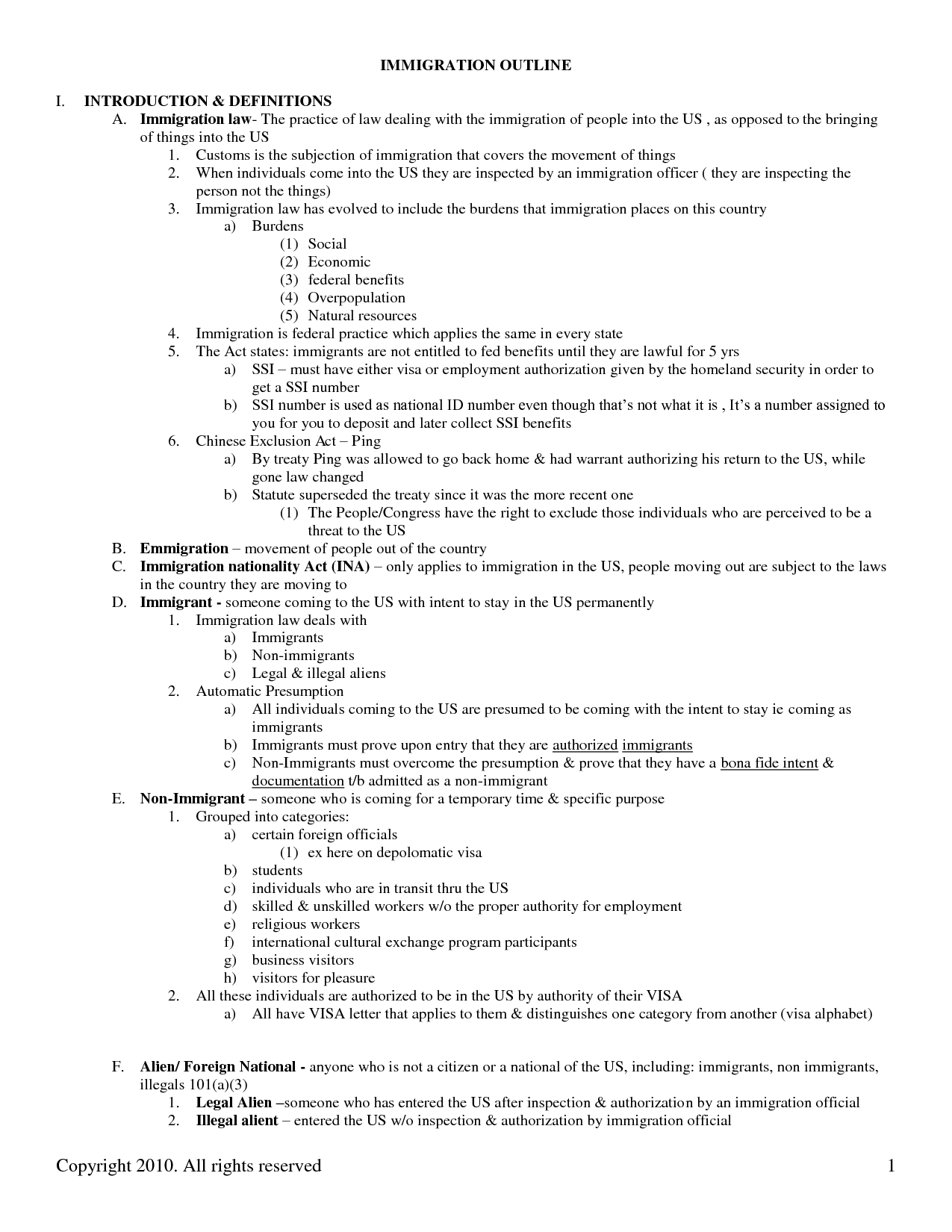 Research paper outline on illegal immigration